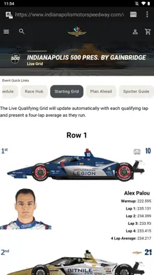 Indianapolis Motor Speedway (IMS) android App screenshot 3